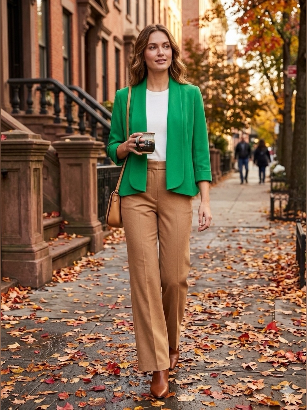 Kasper Emerald Green Open-Front Blazer Jacket 6